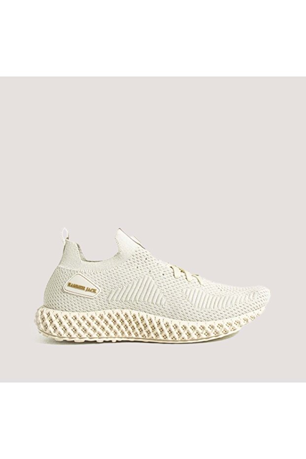 Zeloni Knitted Unisex Sneakers - Bone - 37