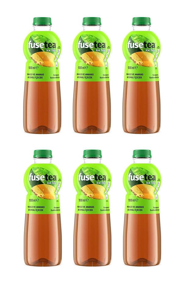 Mango Ve Ananas Aromalı Soğuk Çay 1 Lt X 6 Adet - 1