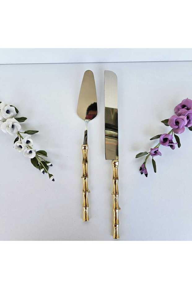 5 PARÇA SERVİS SETİ BAMBU MODEL - 4