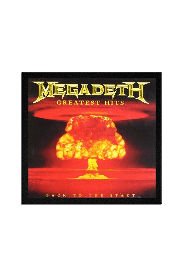 Megadeth Greatest Hits Album Arma Peç Patch Patch