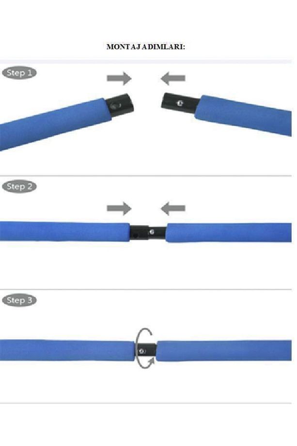 Squat Pilates Jimnastik Egzersiz Çubuğu Portable Studio Squat Barı - 2