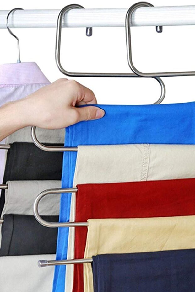 5 Layers Inside Closet Pants Scarf Shawl Hanger