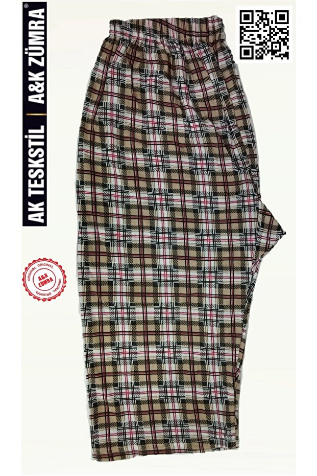 مقاس كبير تحت الركبة من القطن الممشط - 1