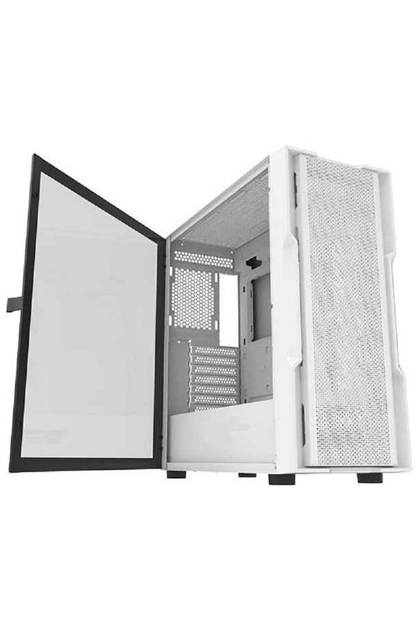 Amiral White DK431 4x12 Cm ARGB Fanlı Mesh Panel Temperli Cam E-ATX Bilgisayar Kasası - 2