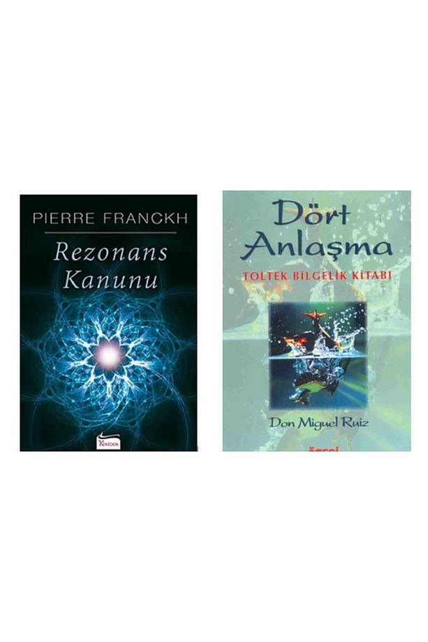 EN ÇOK OKUNAN 2 KİTAP SET Dört Anlaşma-Rezonans Kanunu Pierre Franckh - 1