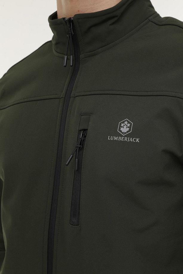 ML SOFTSHELL TRCK TOP 3PR Haki Erkek Softshell - 4