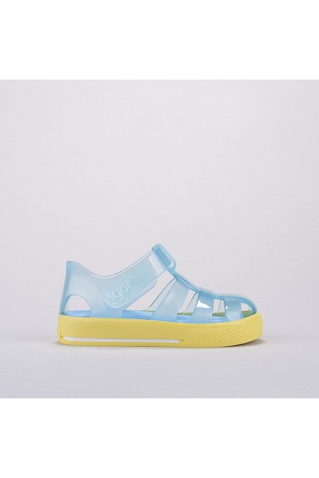 Star Bicolor Children's Blue Sandals
