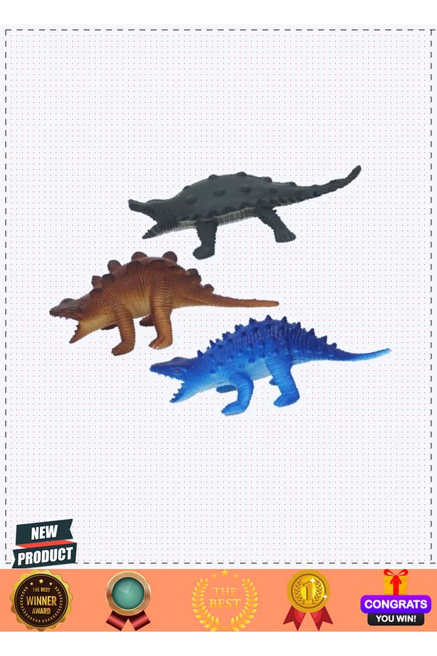 Dinozorlar Dünyası Poşetli 5 Litre Kız Erkek Çocuk Oyuncakları Eğitici Oyuncaklar - 7