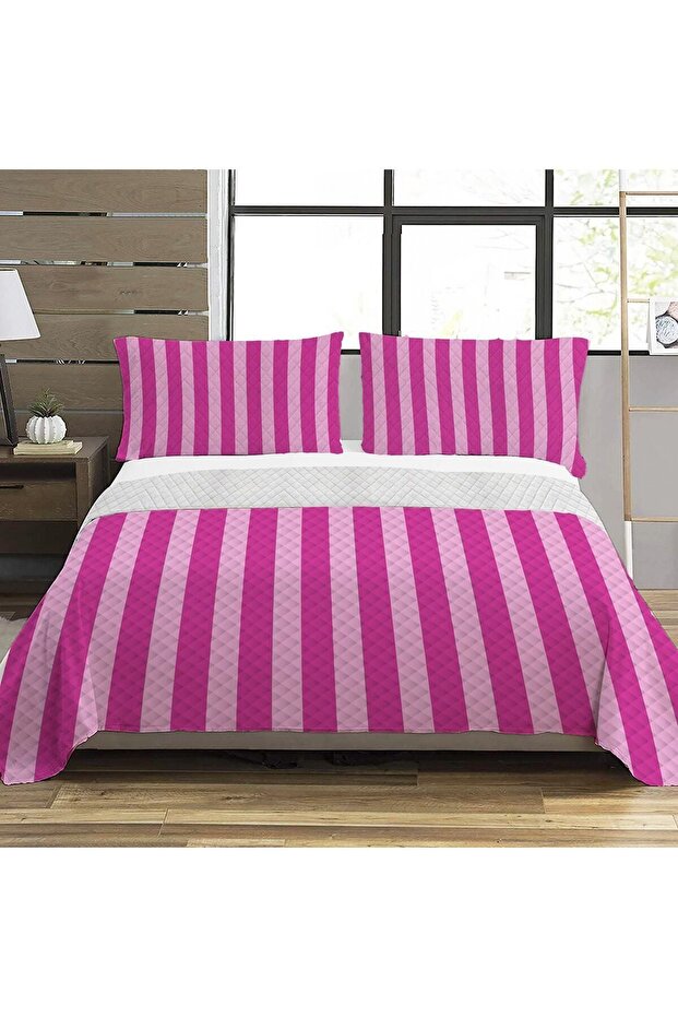 نمط حديث مزدوج مطبوع بيكيه (200x220 سم) ملون
