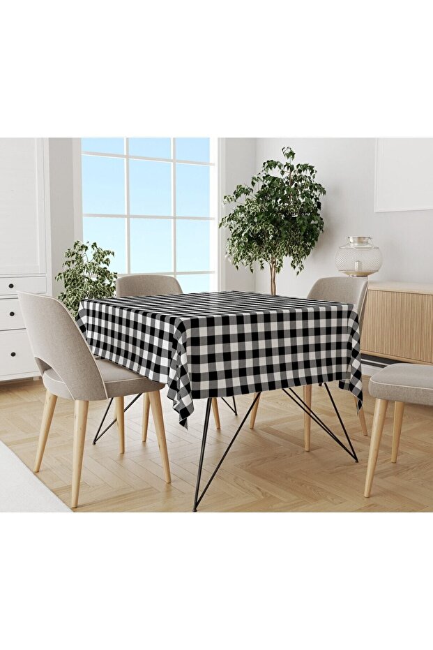Printed Velvet Fabric Tablecloth