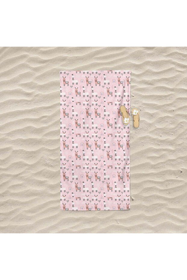 Sea and Beach Printed Towel