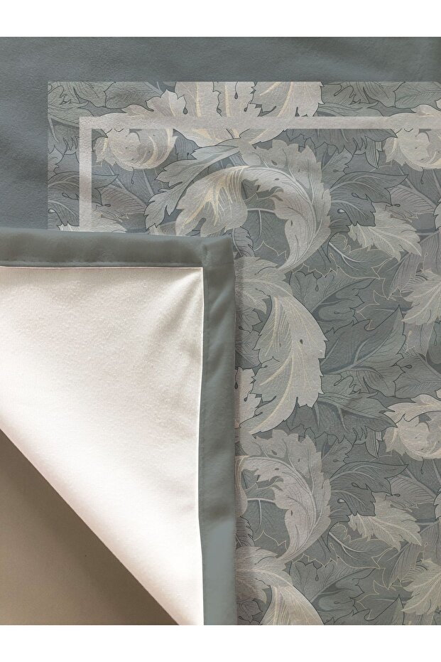 Printed Modern Pattern Velvet Texture Tablecloth - 2