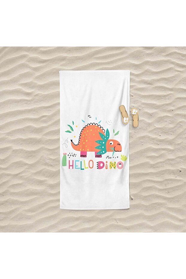 Sea and Beach Printed Towel