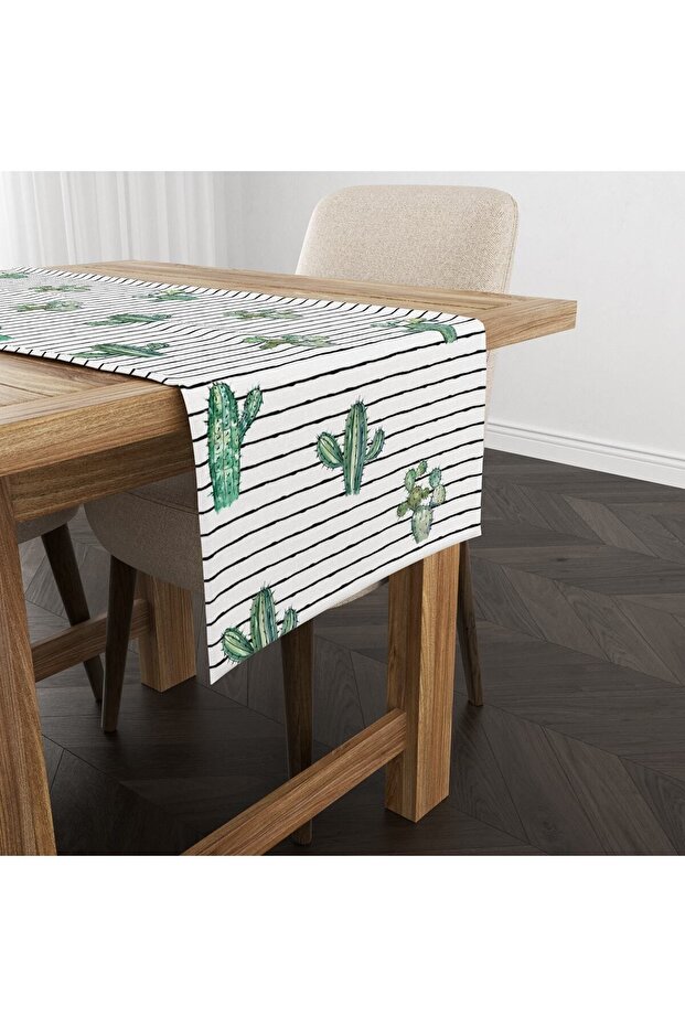 Cactus Patterned Runner Model - 1
