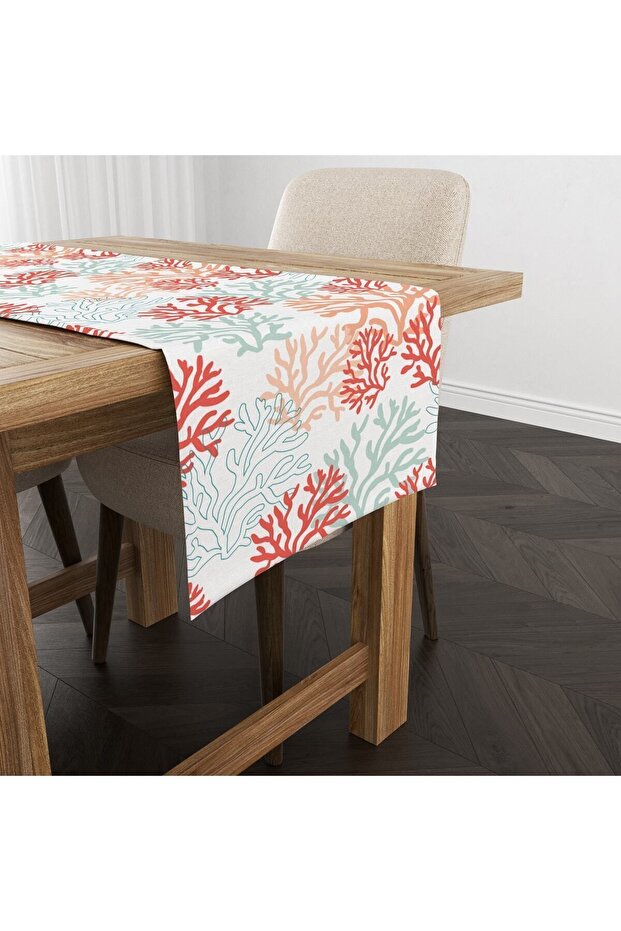 Mercan Desenli Runner Modeli - 1