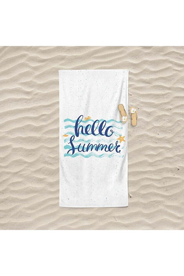 Sea and Beach Printed Towel