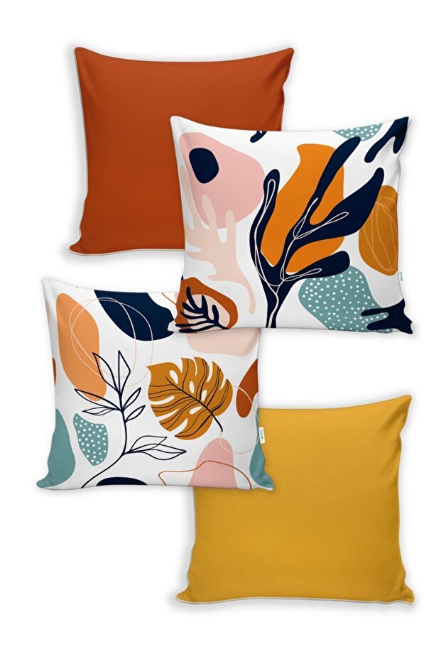 Evmila Throw Pillow Cover Set of 4