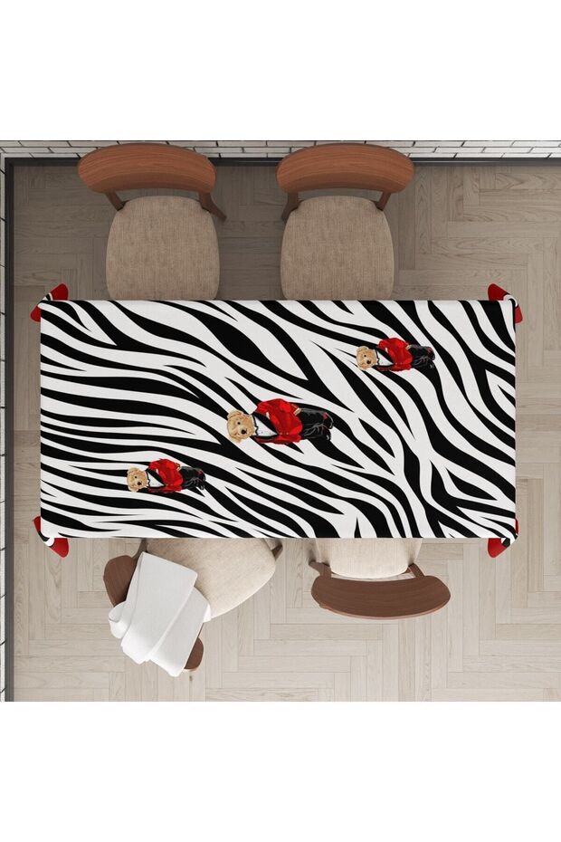 Teddy Patterned Tablecloth - 1