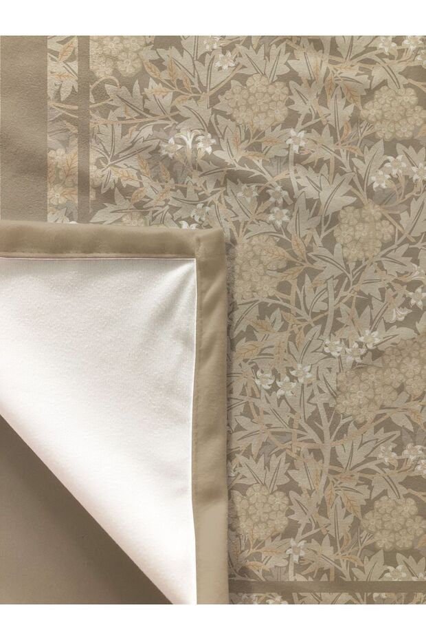 Printed Modern Pattern Velvet Texture Tablecloth - 2