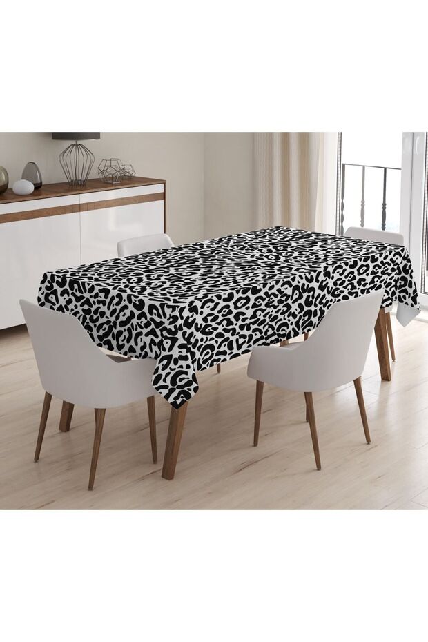 Printed Velvet Texture Tablecloth - 1