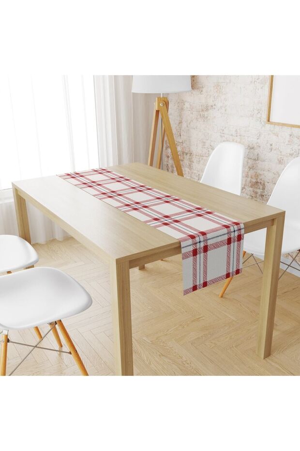 Evmila White Red Pattern Runner Llrn 74 - 1