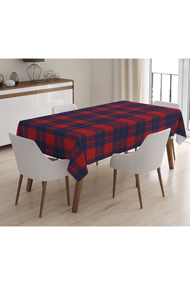 Printed Velvet Texture Tablecloth - 1