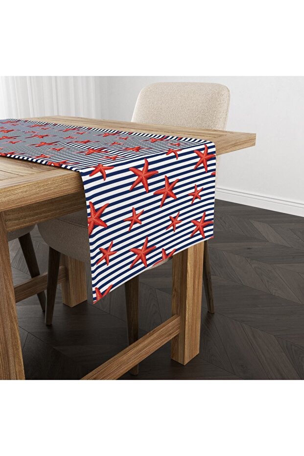 Marine Patterned Runner Model - 1