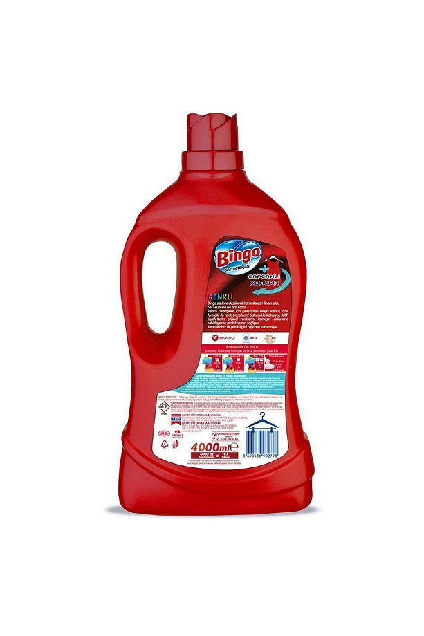 Renkli Sıvı Bakım Çamaşır Deterjanı 4 Lt X 4 Adet - 3