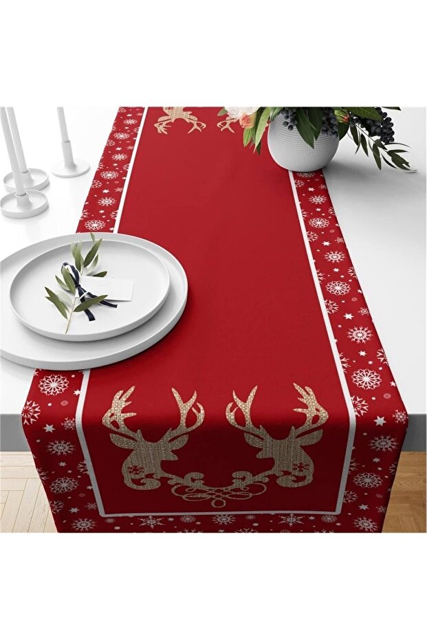 Anul Nou Special Deer Pattern Runner - 1