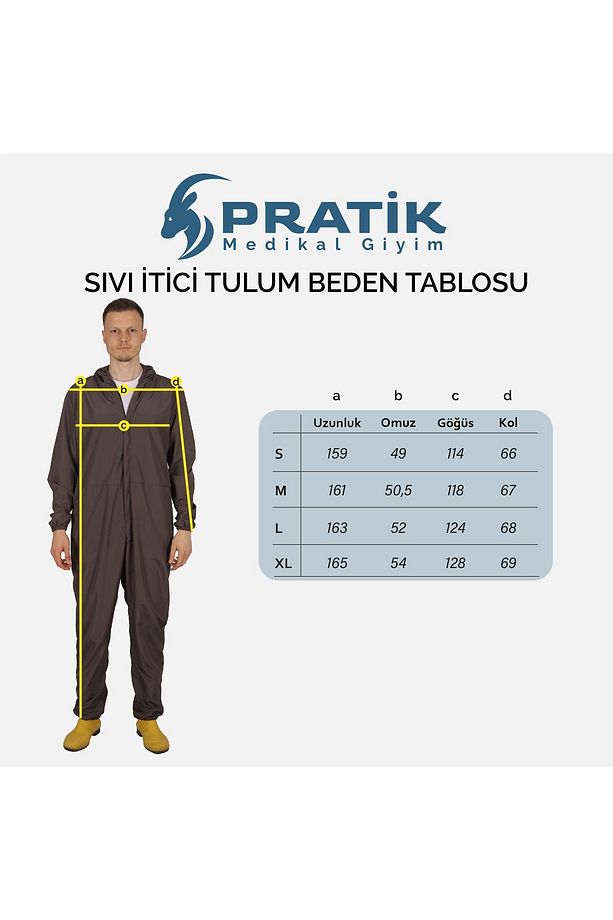 Siyah Işçi Tulumu Balıkçı Çiftçi Bahçıvan Kuaför Laboratuvar Sıvı Itici Terletmez Kumaş Unisex - 7