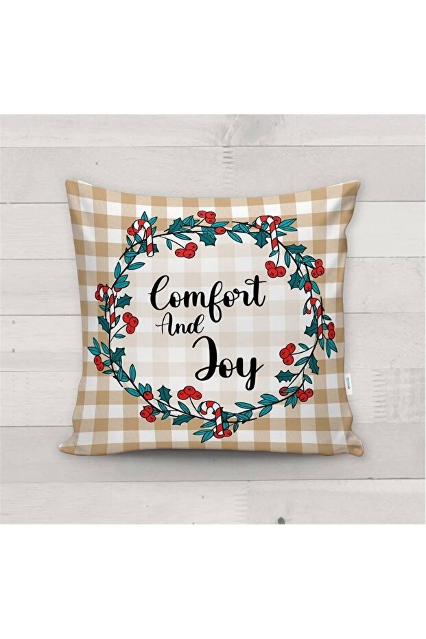 New Year's Special Velvet Cushion Cover