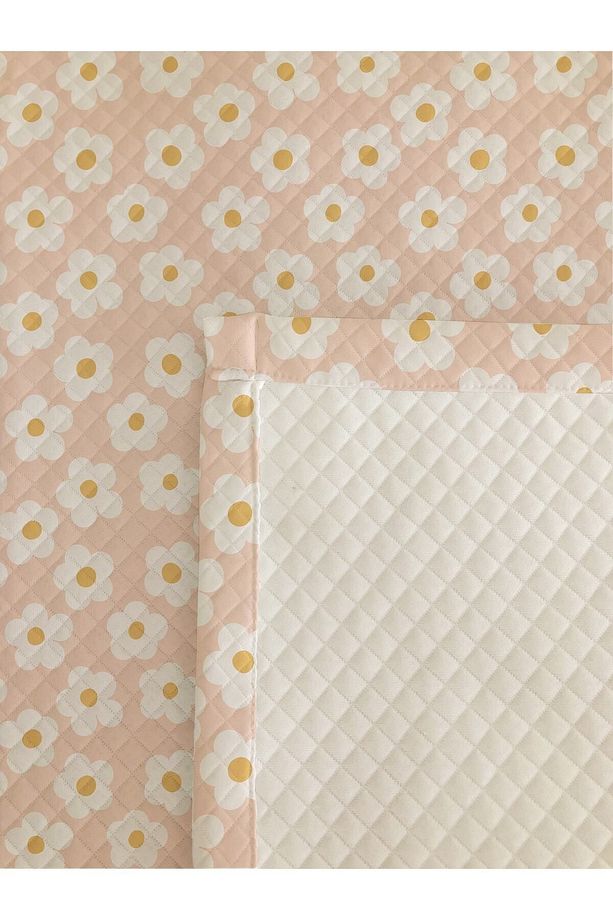 Papatya Desenli Bebek Ve Çocuk Baskılı Tek Kişilik Pike Takımı 160x230 Pembe - 2