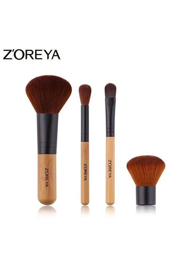 Bambu 4 Parça Mini Sehayat Makyaj Fırça Seti - 1
