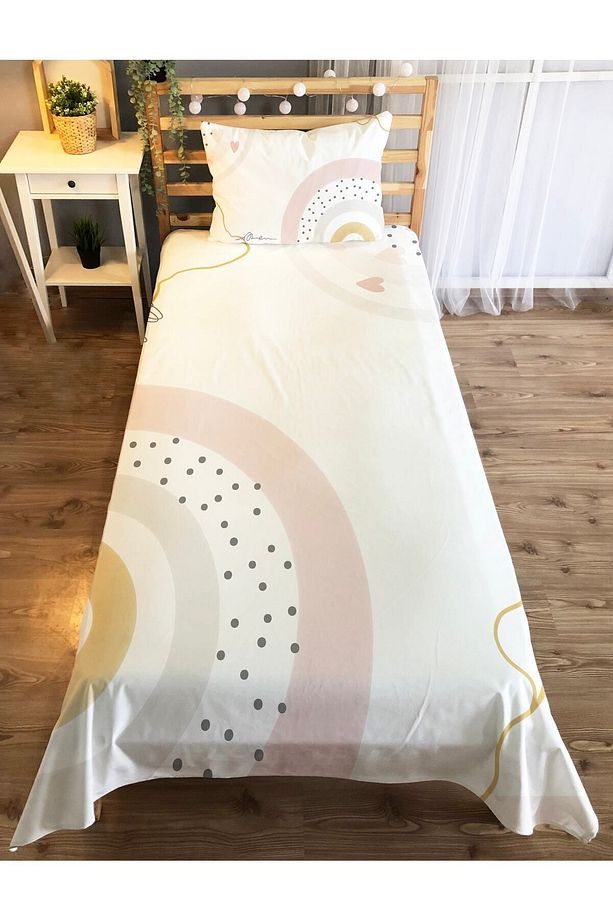 Bohem Desenli Karışık Renkli Dekoratif Çocuk Ve Genç Yatak Örtüsü - 2