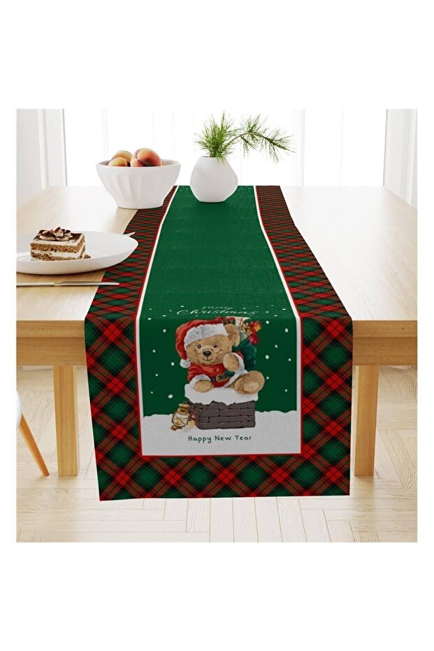 New Year's Special Teddy Pattern Runner - 1