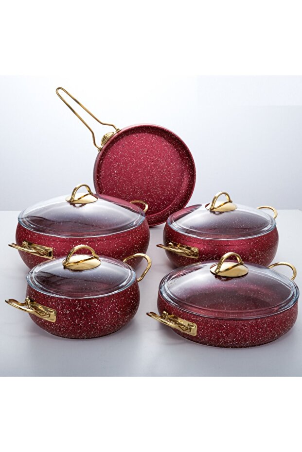 9 Parça Red Güveç Tencere Seti - 2