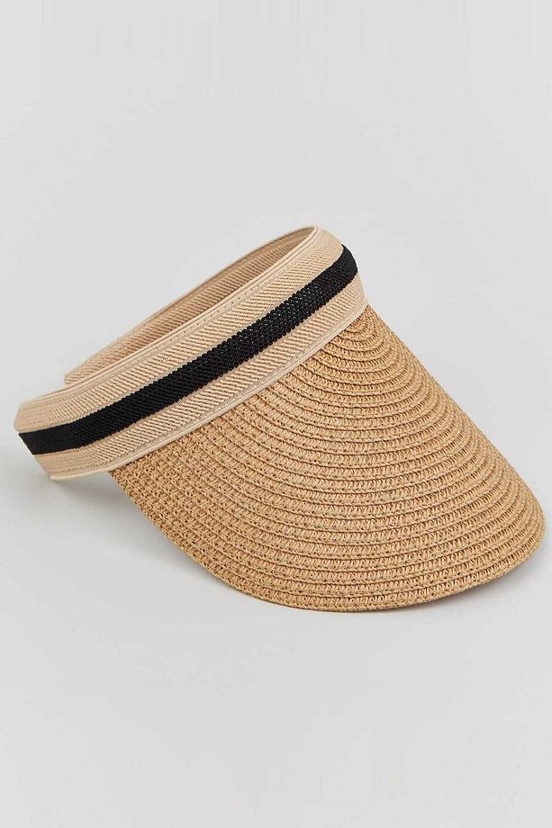 Kadın Camel Hasır Vizör Şapka 186A01566 - 1