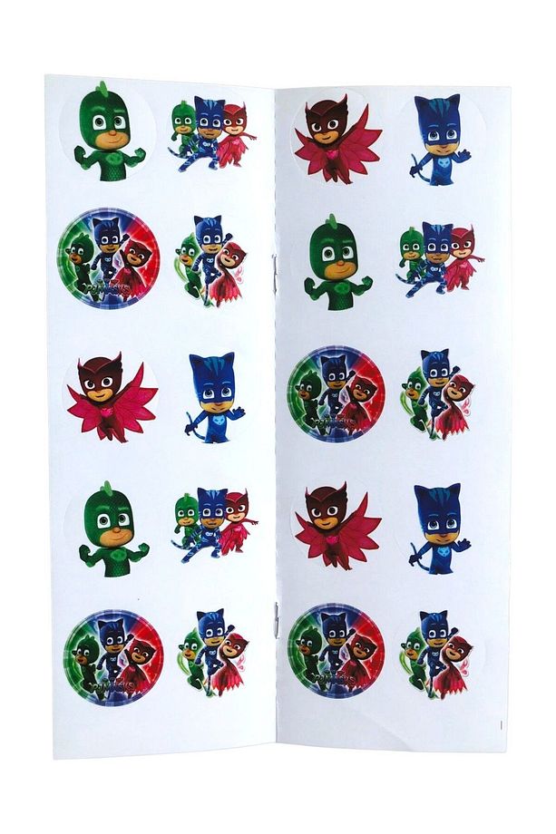 Örümcek Adam -pijamaskeliler-şimşek Mcqueen Sonıc Dörtlü Boyama Kitabı 80 Adet Stıcker Set - 5