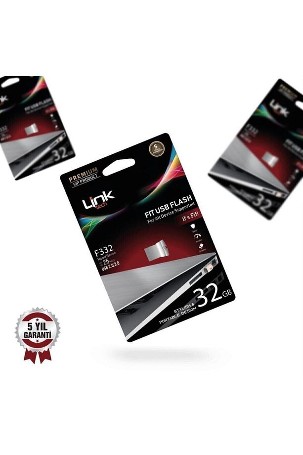 Link Tech Fit Premium 32gb Mini Usb Flash Bellek 25mb/s - 3