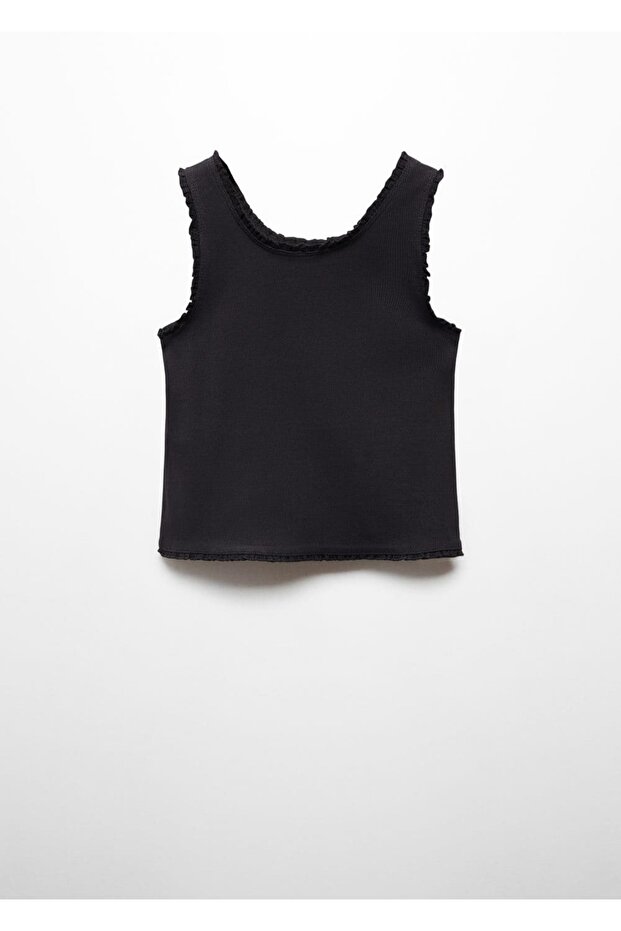 Askılı fitilli tişört - 1