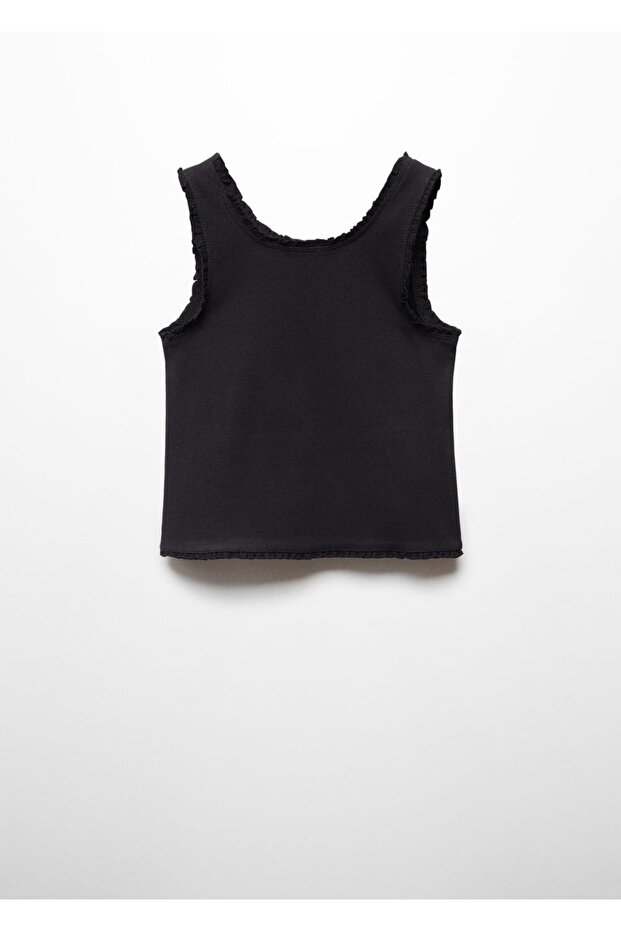 Askılı fitilli tişört - 2