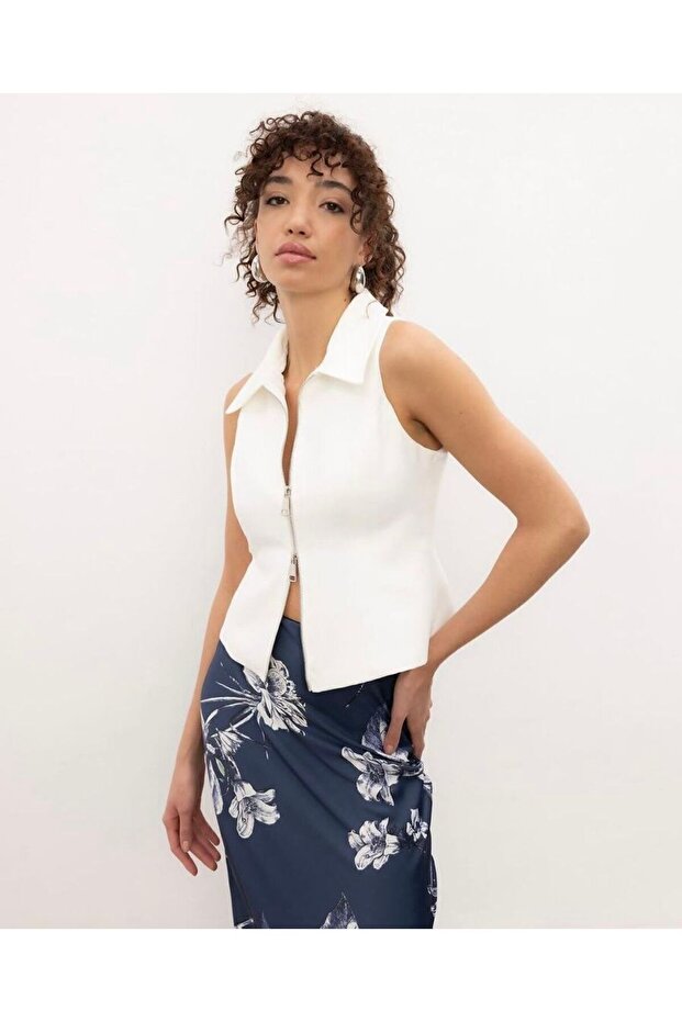 Fermuarlı Yelek - 3