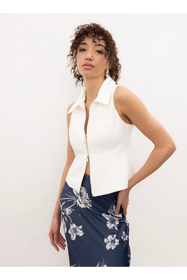 Fermuarlı Yelek - 5