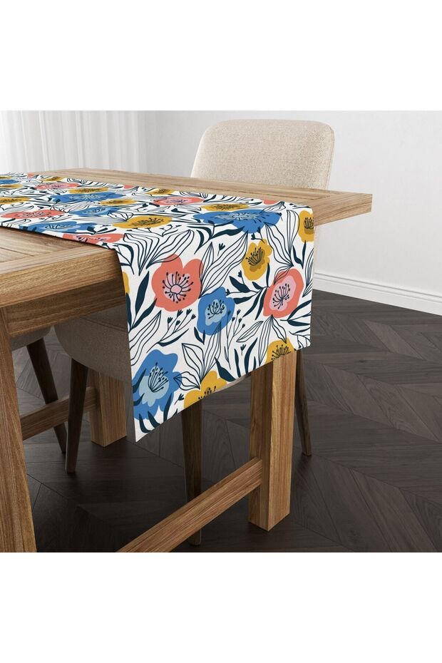 Flower Patterned Runner Model - 1