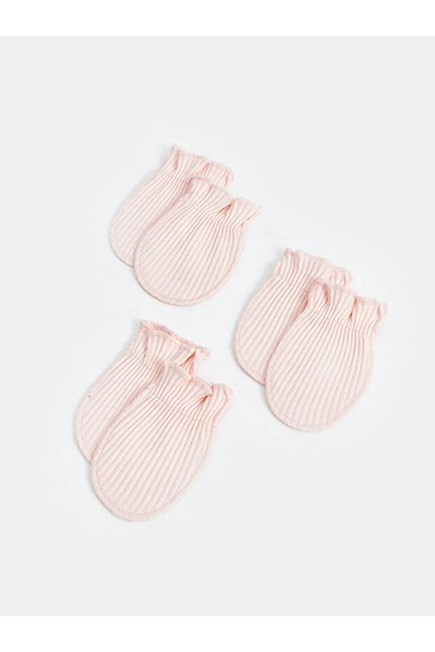 LCW baby Basic Kız Bebek Eldiven 3'lü - 1