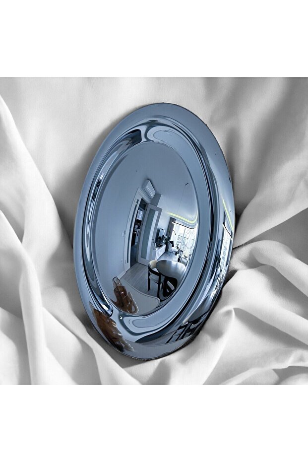 3'lü Oval Curvy Bombeli Ayna Set - 2