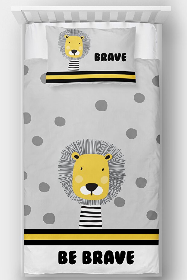 Single Bedspread Brave Lion