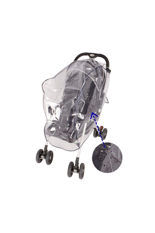 غطاء مطر لعربة الأطفال - 2