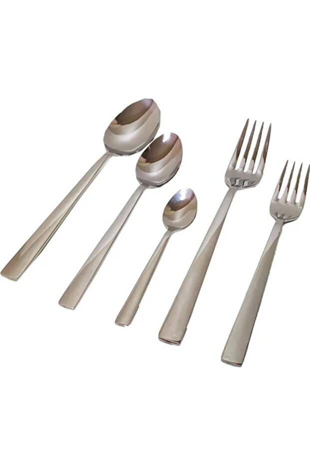 Alyans Model Tatlı Kaşık 12 Adet - 2