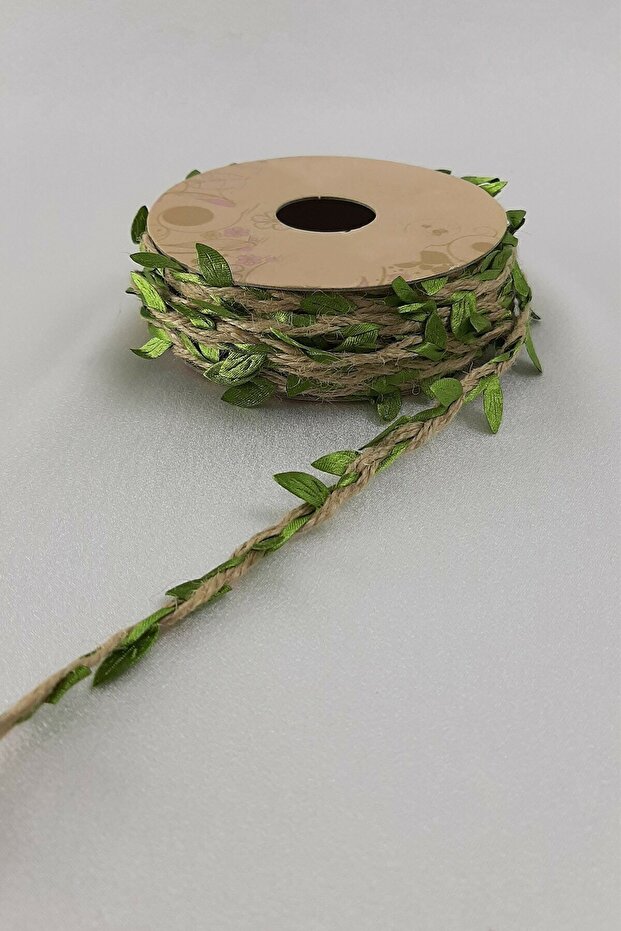 Aren Wicker Stringed Leaf Ribbon 10 Meters 1 Spool